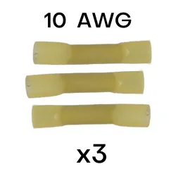 10 AWG Heat Shrink Butt Splices 10 in each pack (CE10BS) Lithium Compatible