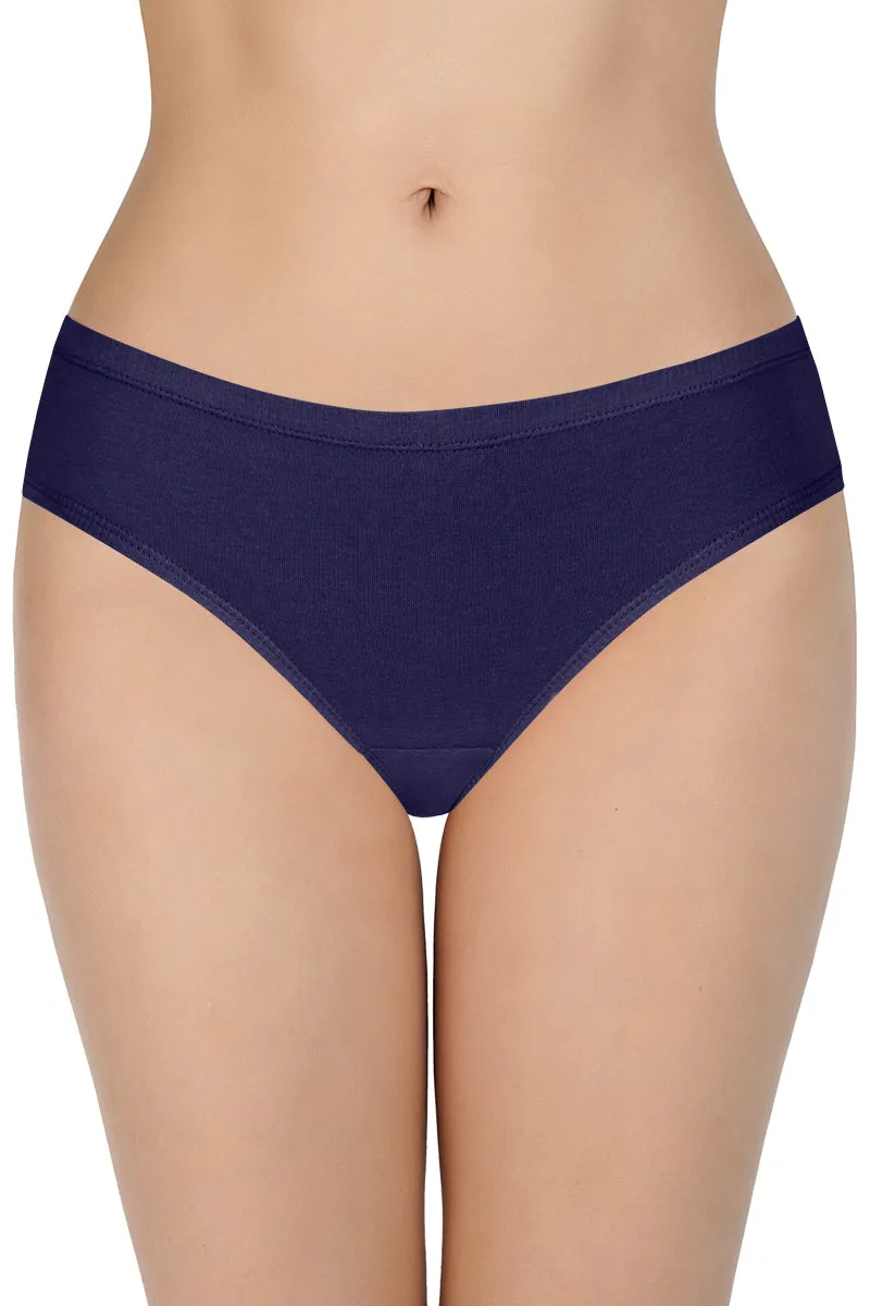 100% Cotton Bikini Panty Pack (Pack of 3) - D003 - Solid