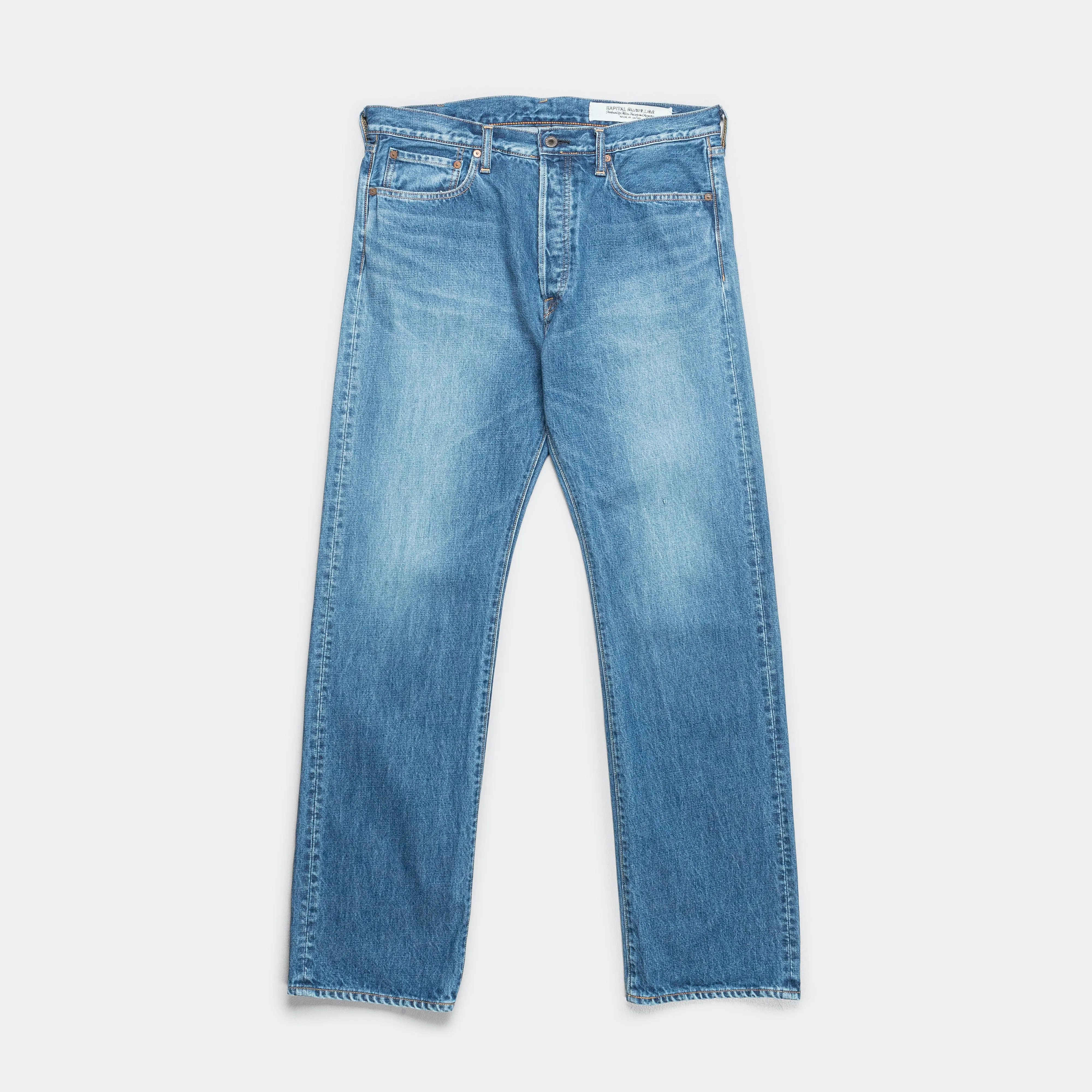 14oz Denim TH Straight - Midtone