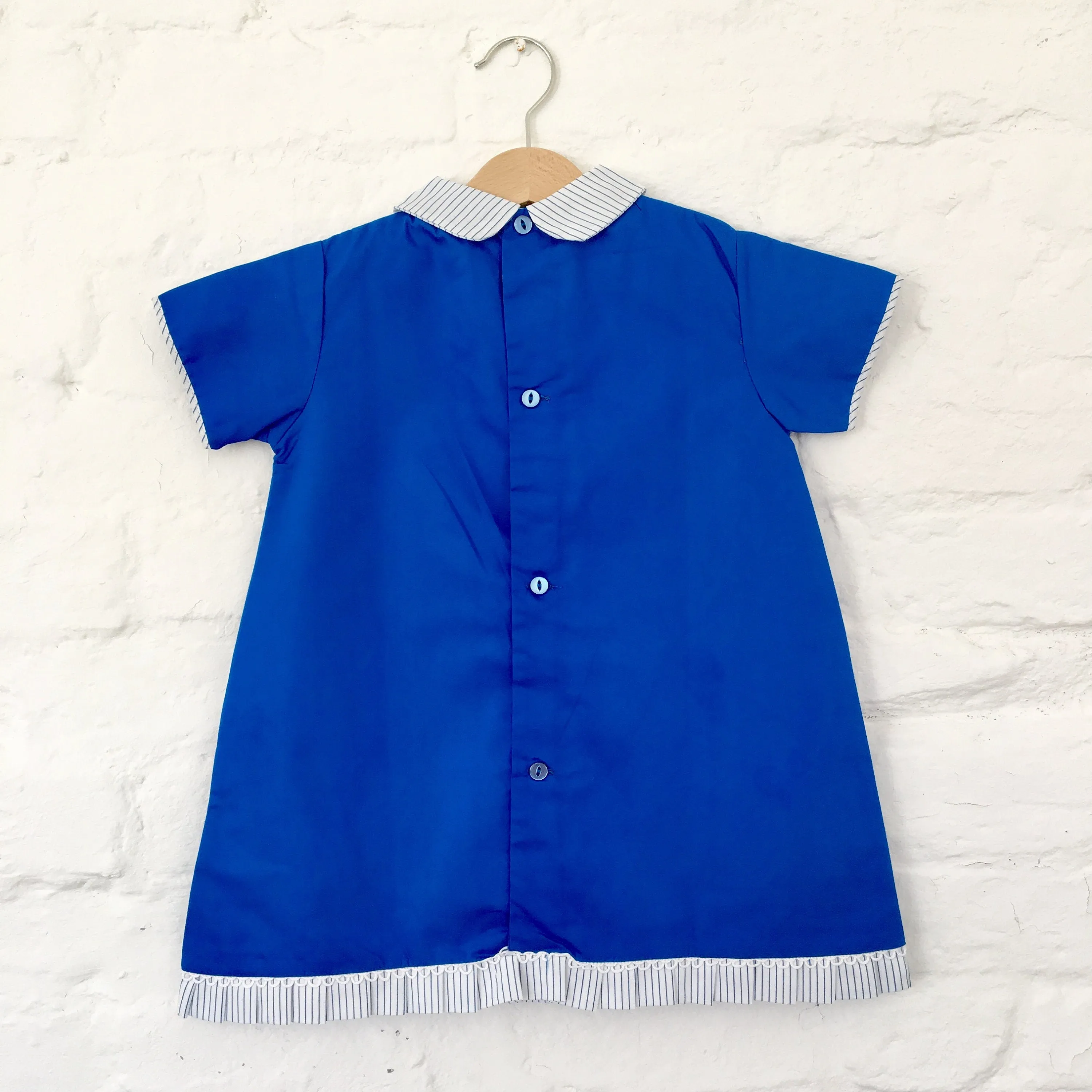 1960's Marine Blue Dress /  3-4, 4-5Y