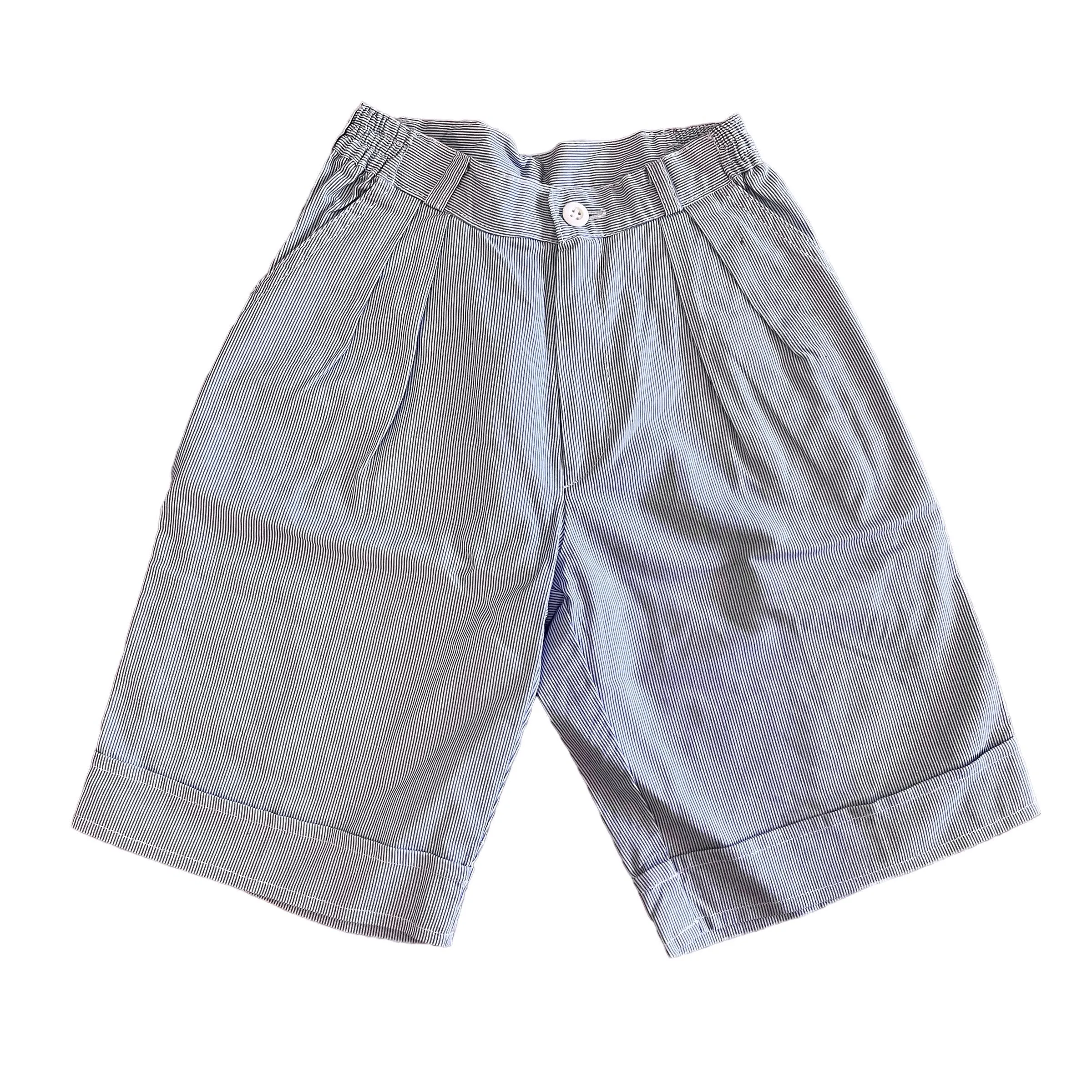 1970's White/Blue Thinstripes Shorts 4-5 Years