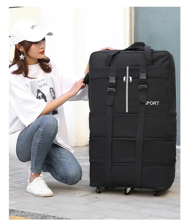 28 32 Inch Luggage Travel Bag Large Capacity Universal Wheel Women Trolley Case Multifunction