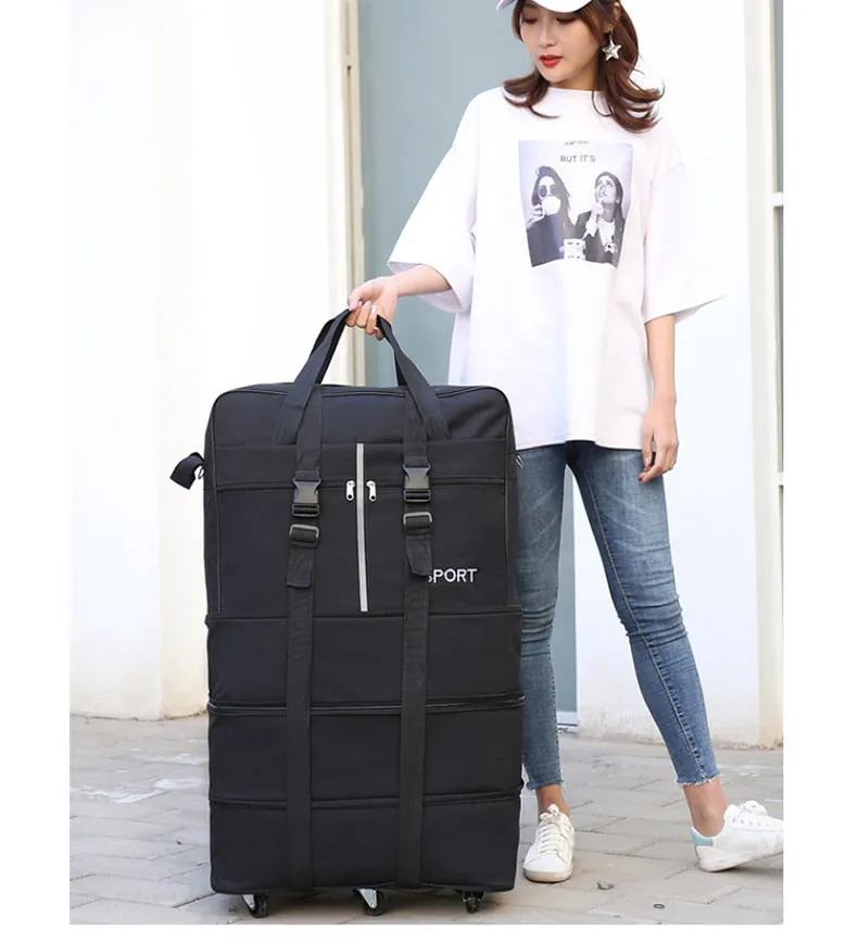 28 32 Inch Luggage Travel Bag Large Capacity Universal Wheel Women Trolley Case Multifunction