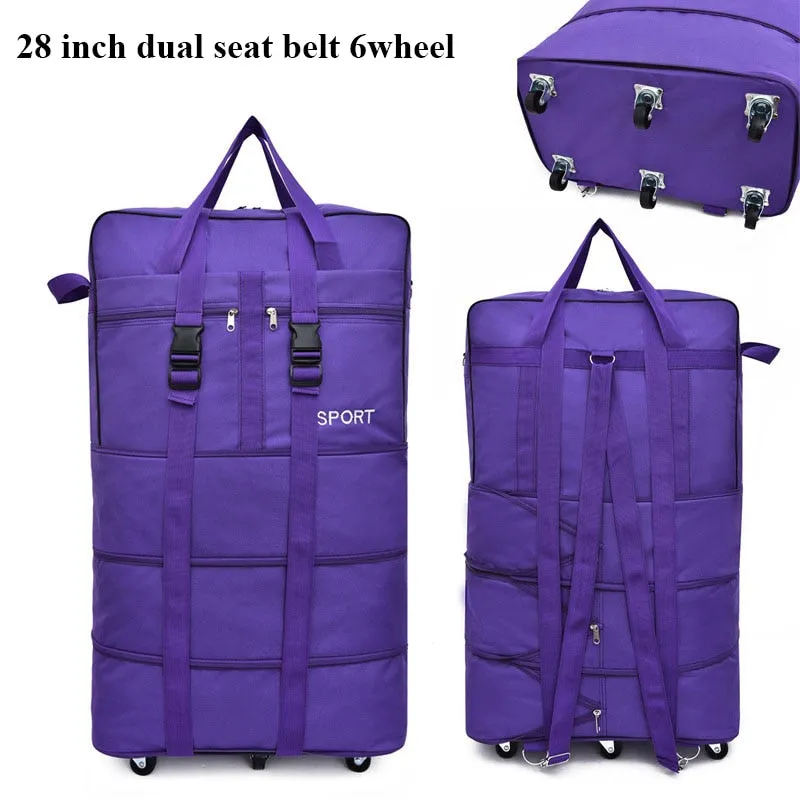 28 32 Inch Luggage Travel Bag Large Capacity Universal Wheel Women Trolley Case Multifunction