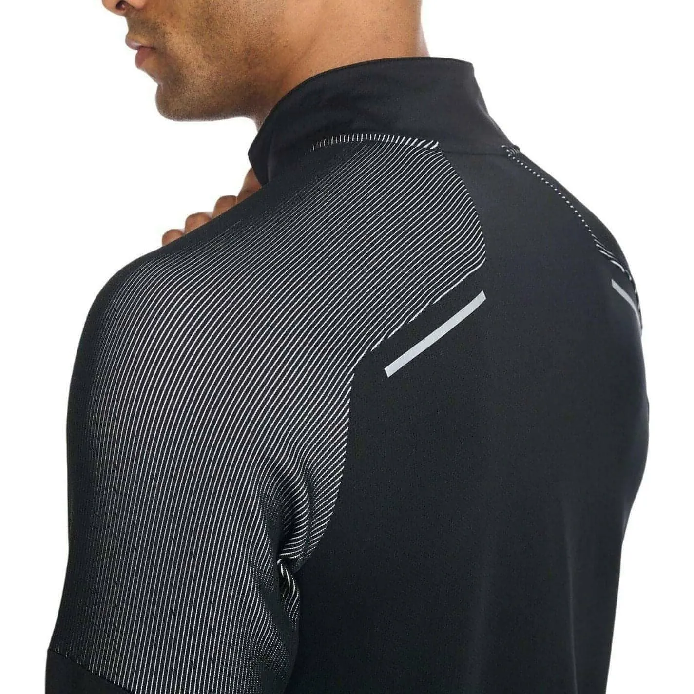 2XU Light Speed Half Zip Long Sleeve Mens Running Top - Black