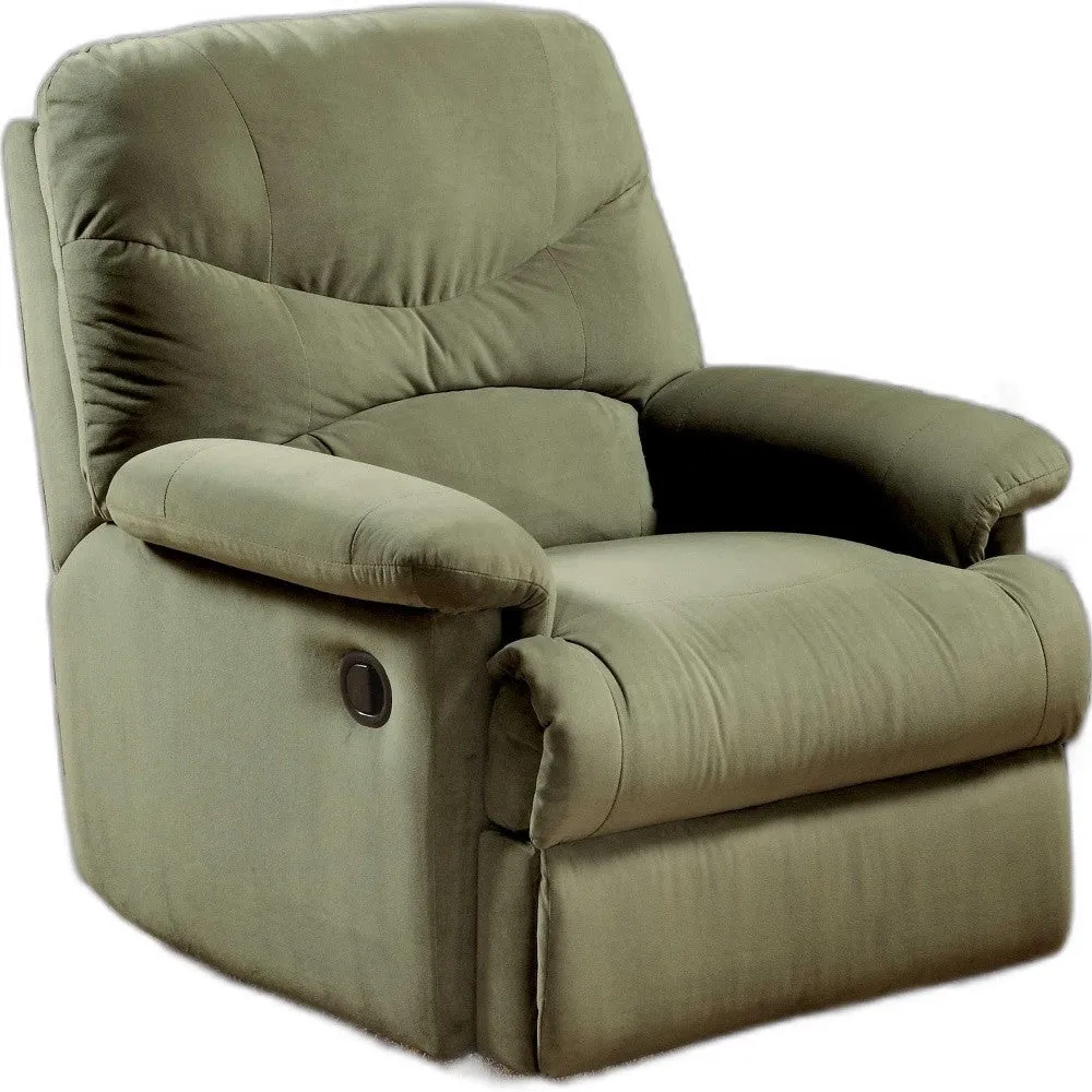 35 X 35 X 40 Beige Microfiber Recliner (Motion)