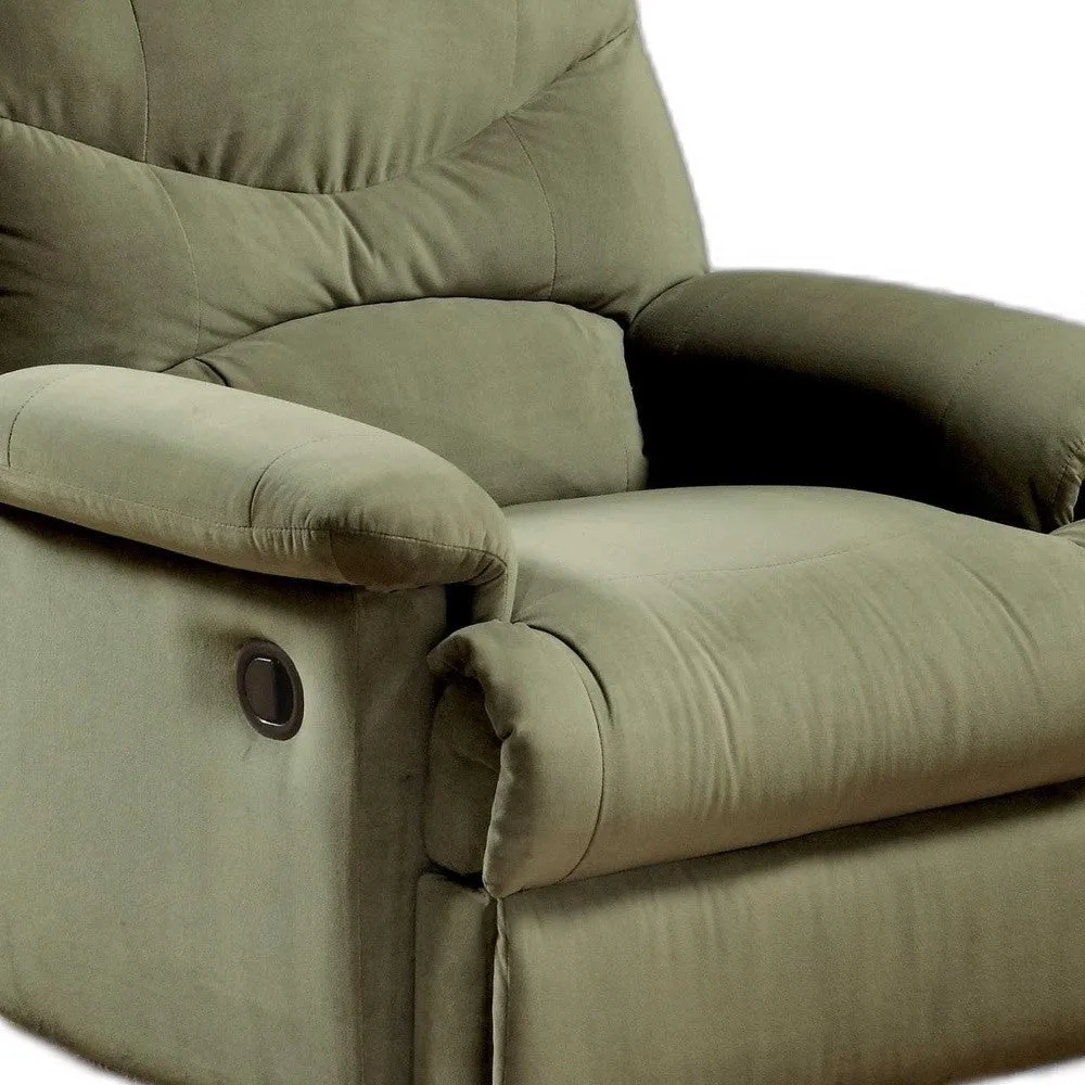 35 X 35 X 40 Beige Microfiber Recliner (Motion)