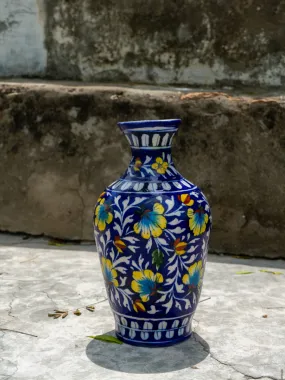 A Whimsical Symphony: Unfolding the Timeless Elegance of Traditions, Blue Pottery By Gopal Lal Kharol