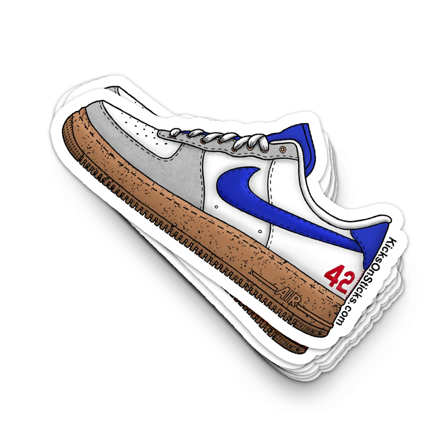 Air Force 1 Low "Jackie Robinson" Sneaker Sticker