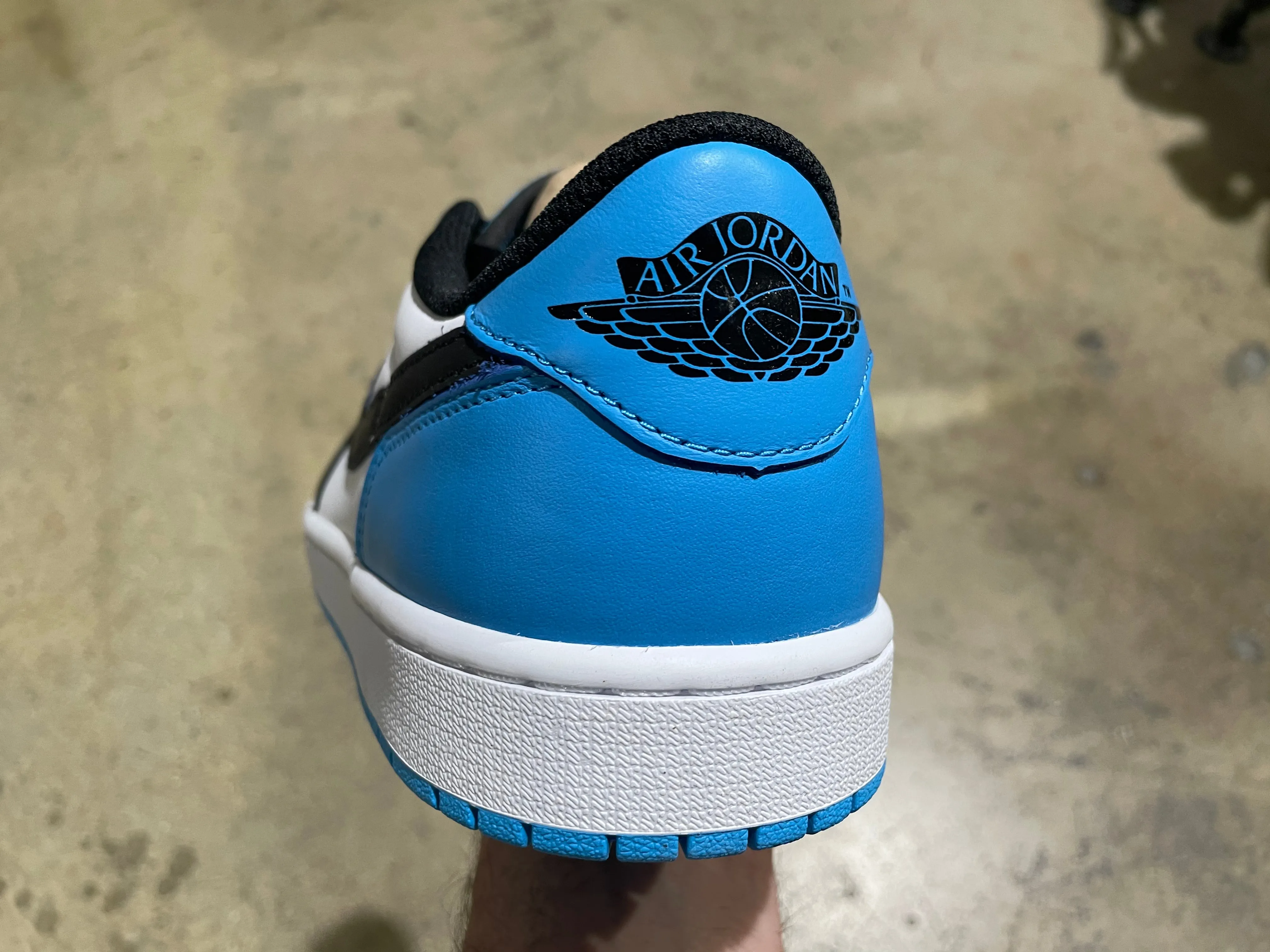 Air Jordan 1 Retro Low OG - Black Dark Powder Blue