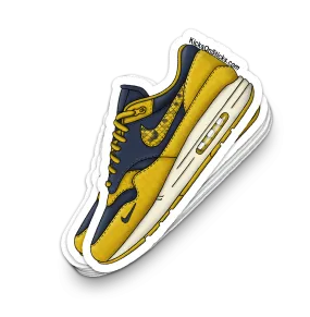 Air Max 1 "Michigan Head to Head" Sneaker Sticker