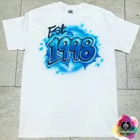 Airbrush Est. 1998 Shirt Design