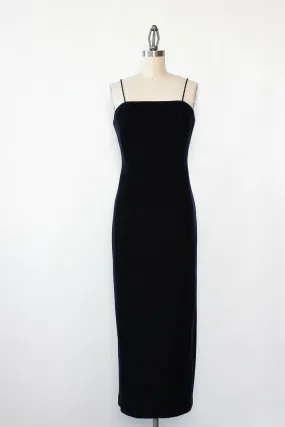 Alex Navy Velvet Wiggle Dress S/M