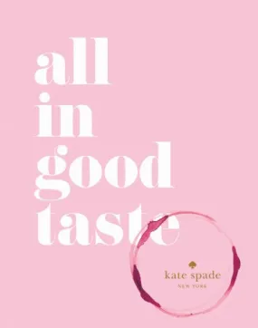 All in Good Taste Book