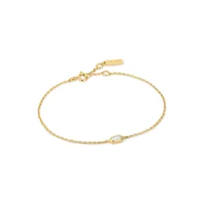 Ania Haie Sparkle Emblem Chain Bracelet