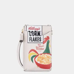 Anya Brands Corn Flakes Zip Phone Pouch on Strap