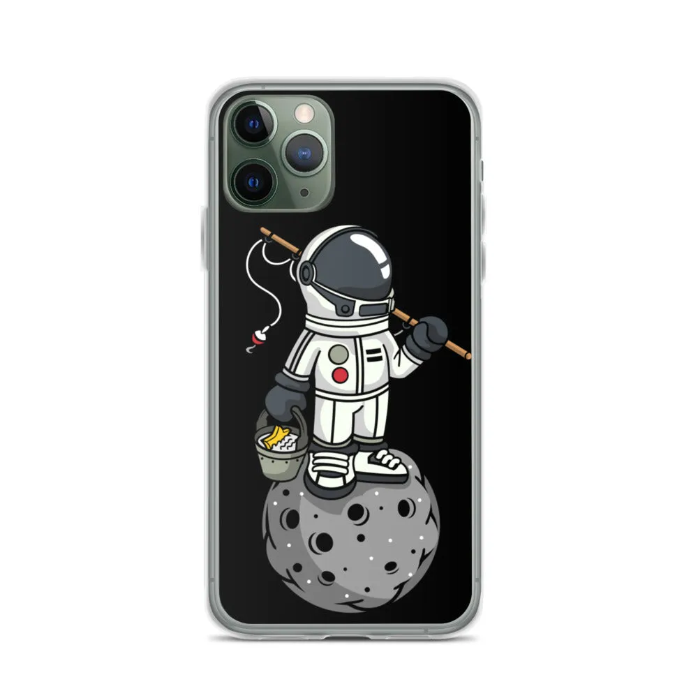 Astronaut | Moon | Fishing | Pop Art | iPhone Case