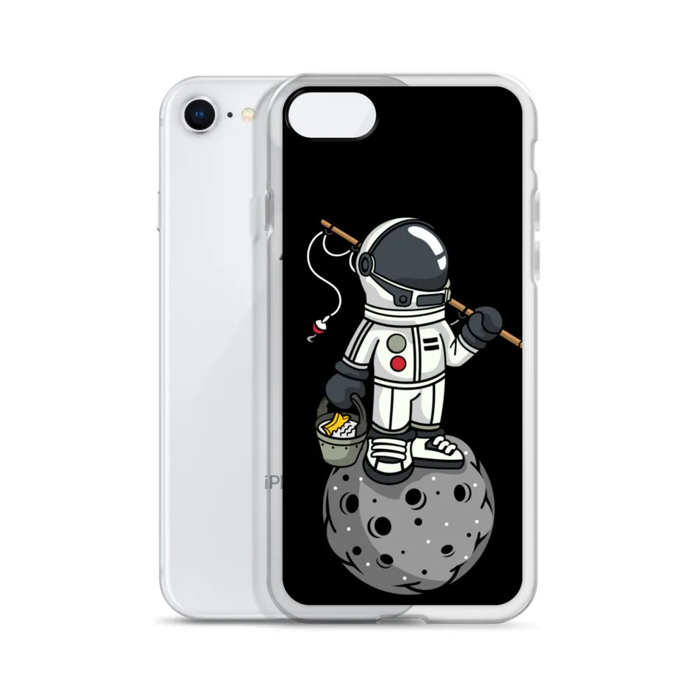 Astronaut | Moon | Fishing | Pop Art | iPhone Case