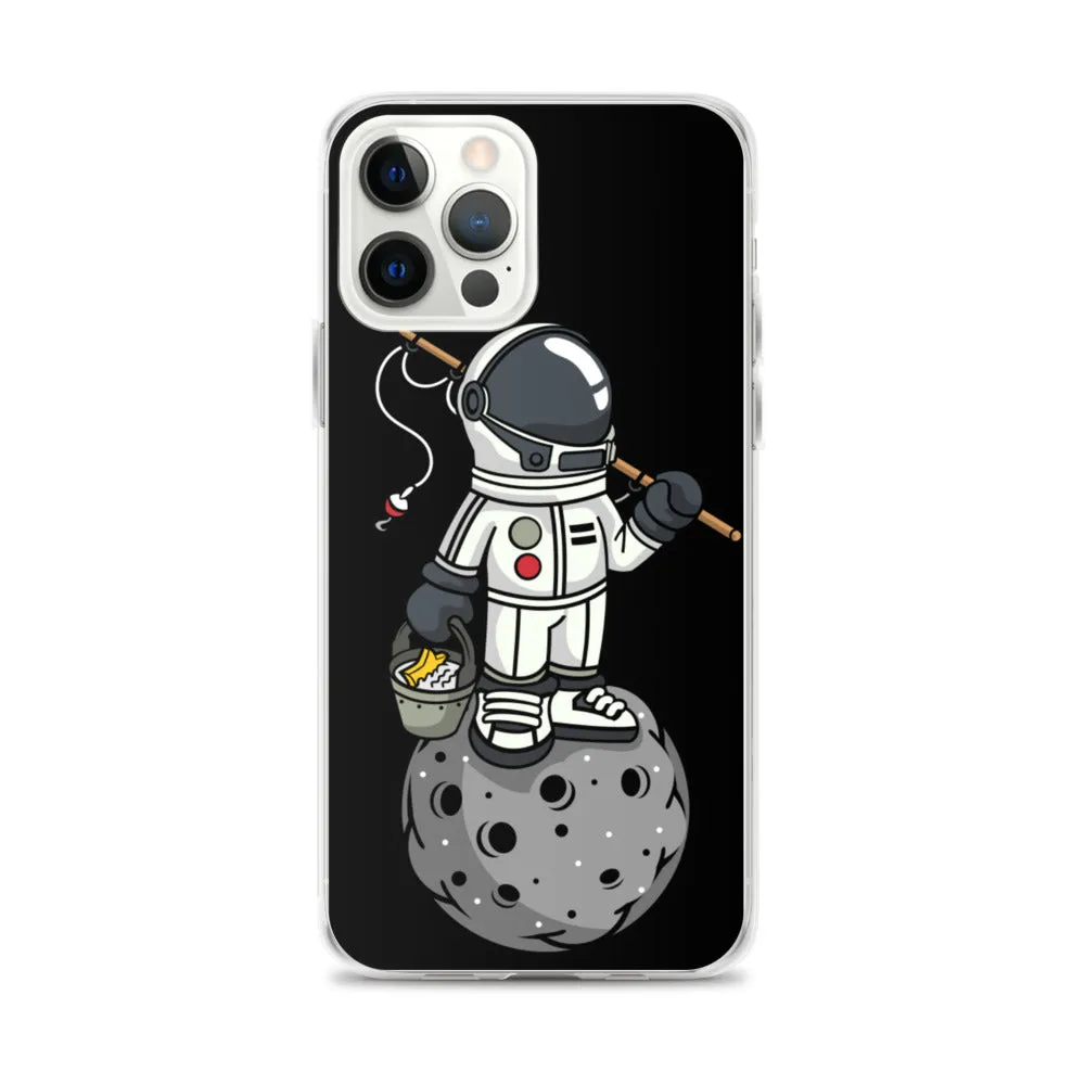 Astronaut | Moon | Fishing | Pop Art | iPhone Case