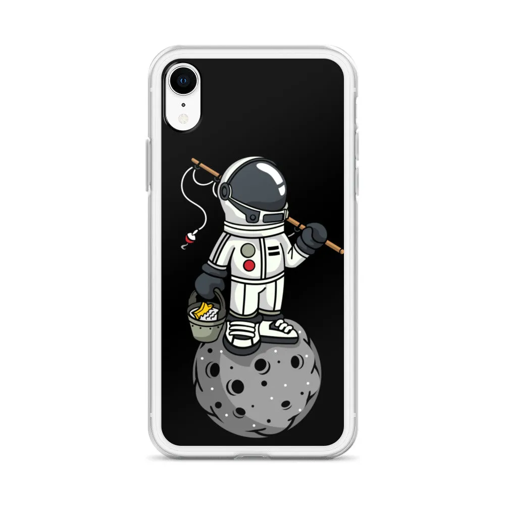 Astronaut | Moon | Fishing | Pop Art | iPhone Case