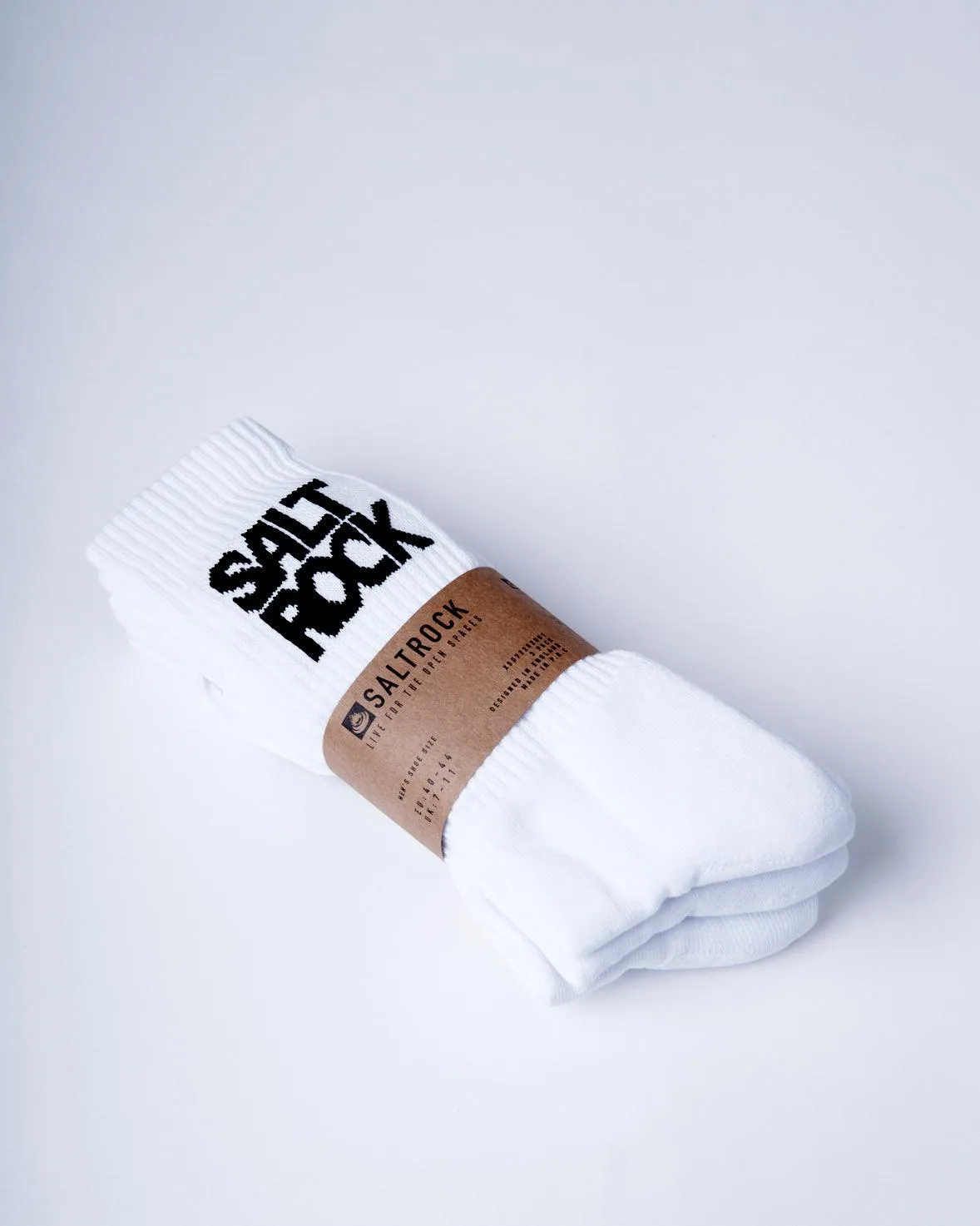 Athletic 3 Pack Socks - White