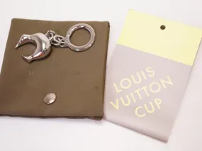 Authentic Pre-owned Louis Vuitton Cup Limited 2003 Kiwi Silver Key Ring With Original Case 210710