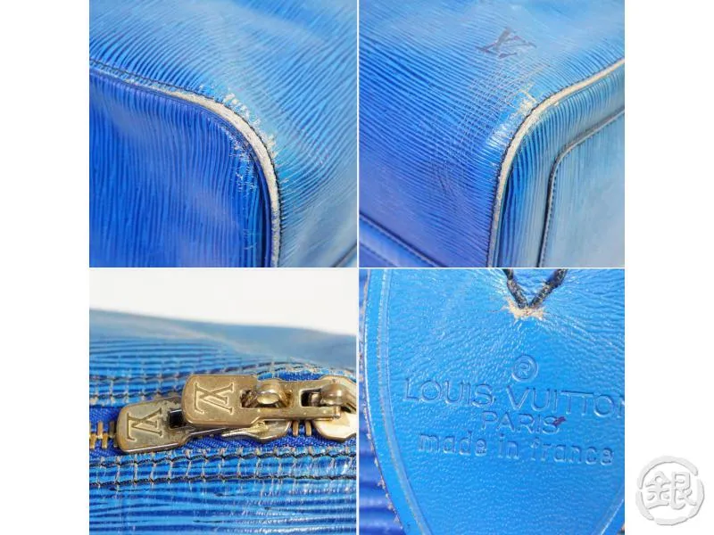 Authentic Pre-owned Louis Vuitton Epi Toledo Blue Keepall 45 Travel Duffle Bag M42975 200247