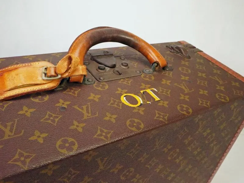 Authentic Pre-owned Louis Vuitton Monogram Special Ordered Bisten 45 Trunk Attache Case 210121