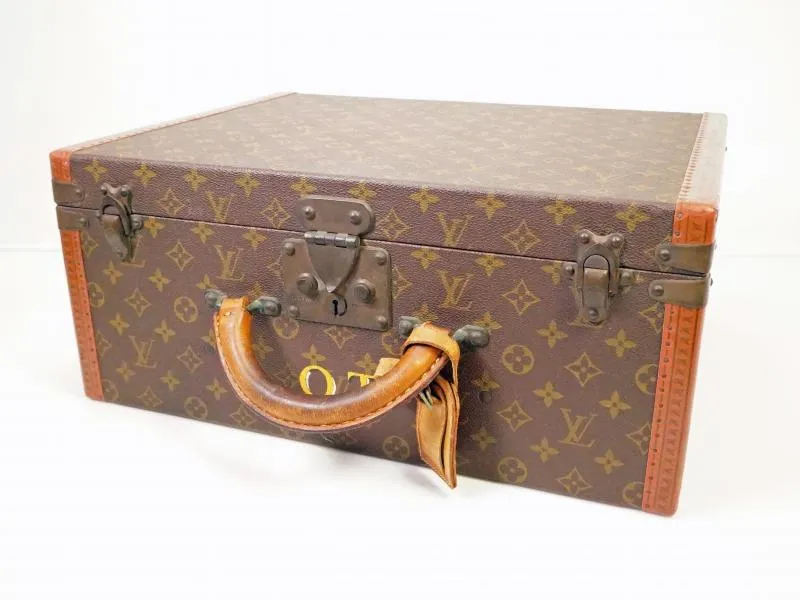 Authentic Pre-owned Louis Vuitton Monogram Special Ordered Bisten 45 Trunk Attache Case 210121