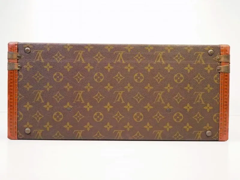 Authentic Pre-owned Louis Vuitton Monogram Special Ordered Bisten 45 Trunk Attache Case 210121