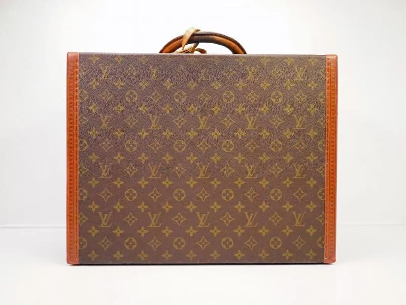 Authentic Pre-owned Louis Vuitton Monogram Special Ordered Bisten 45 Trunk Attache Case 210121