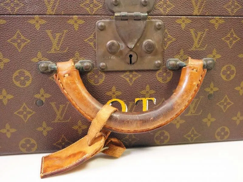 Authentic Pre-owned Louis Vuitton Monogram Special Ordered Bisten 45 Trunk Attache Case 210121