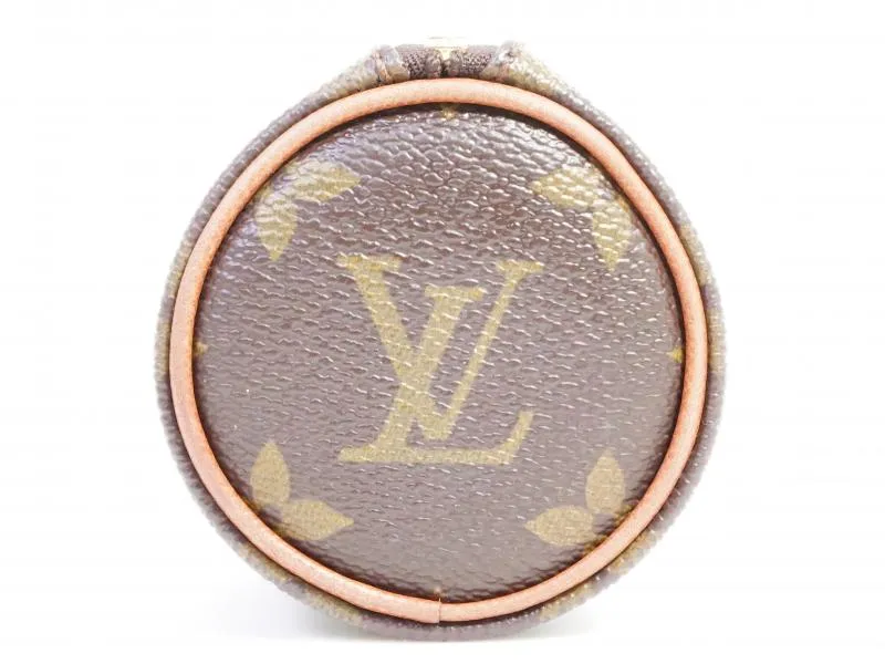 Authentic Pre-owned Louis Vuitton Monogram Trousse Ronde Pen Case Cosmetic Pouch Bag M47626 191800