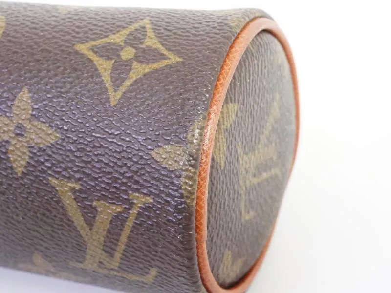 Authentic Pre-owned Louis Vuitton Monogram Trousse Ronde Pen Case Cosmetic Pouch Bag M47626 191800