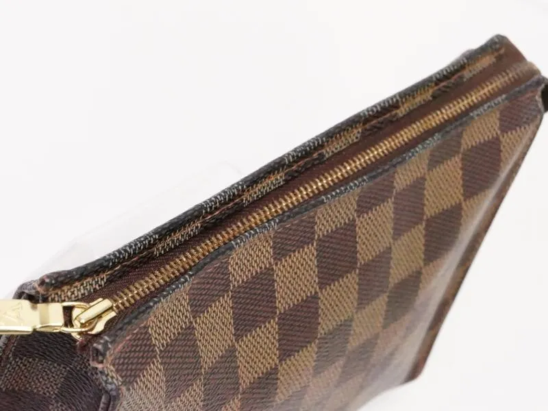 Authentic Pre-owned Louis Vuitton Special Ordered Damier Poche Toilette Cosmetic Pouch Case 210471