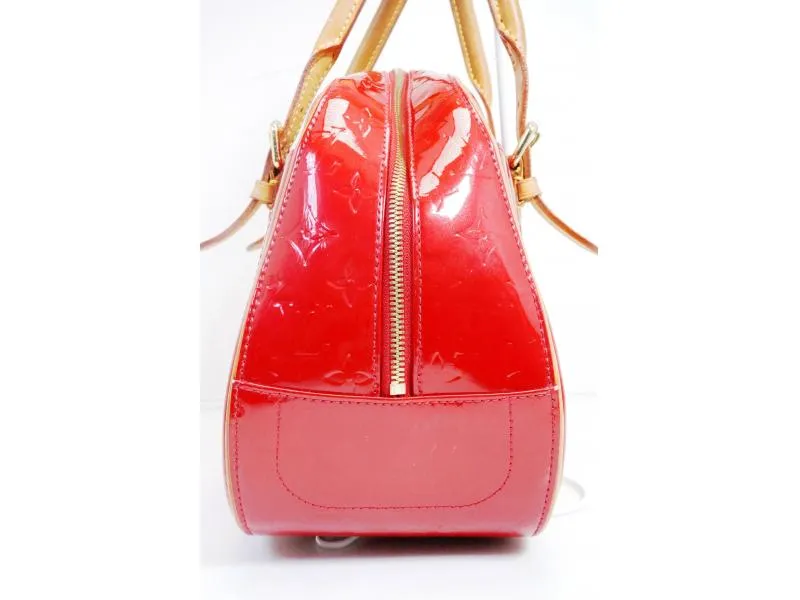 Authentic Pre-owned Louis Vuitton Vernis Pomme D'amour Red Summit Drive Hand Tote Bag M93513 200062