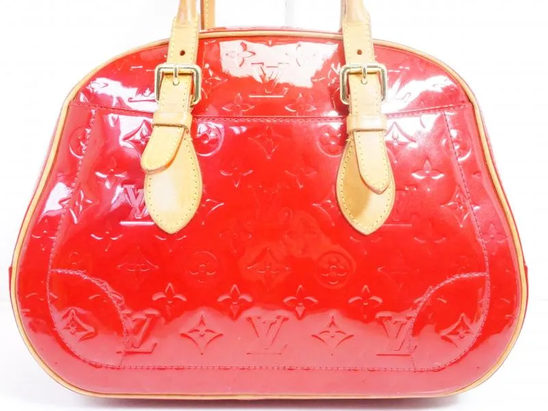 Authentic Pre-owned Louis Vuitton Vernis Pomme D'amour Red Summit Drive Hand Tote Bag M93513 200062