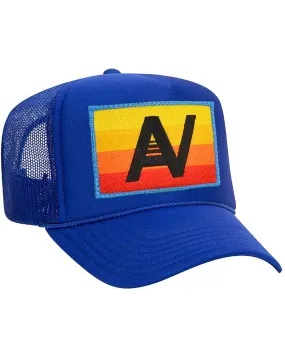 Aviator Nation Logo Rainbow Vintage Trucker