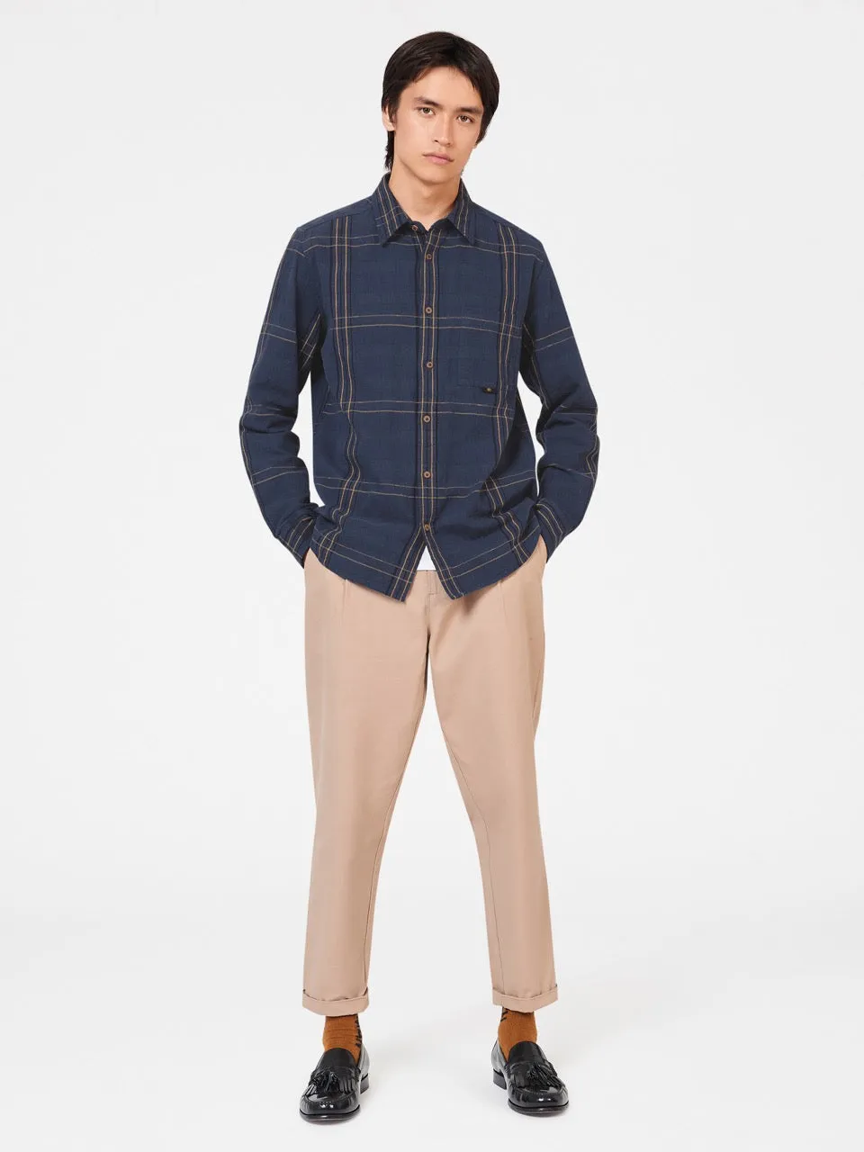 B by Ben Sherman Indigo Check Shirt