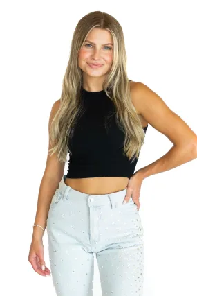 Basic Babe Rib Tank Top - 3 Colors