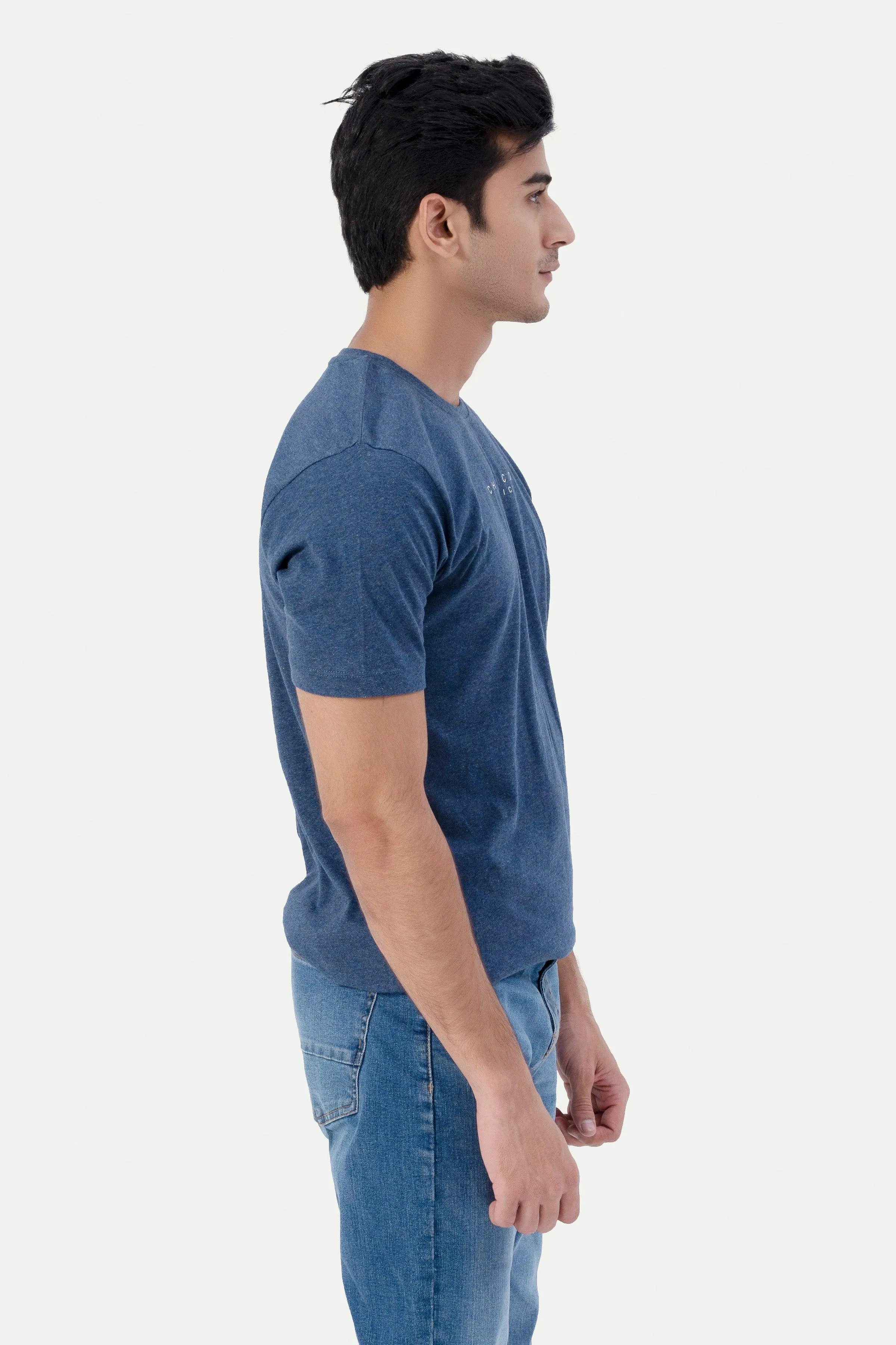 BASIC T-SHIRT DARK BLUE