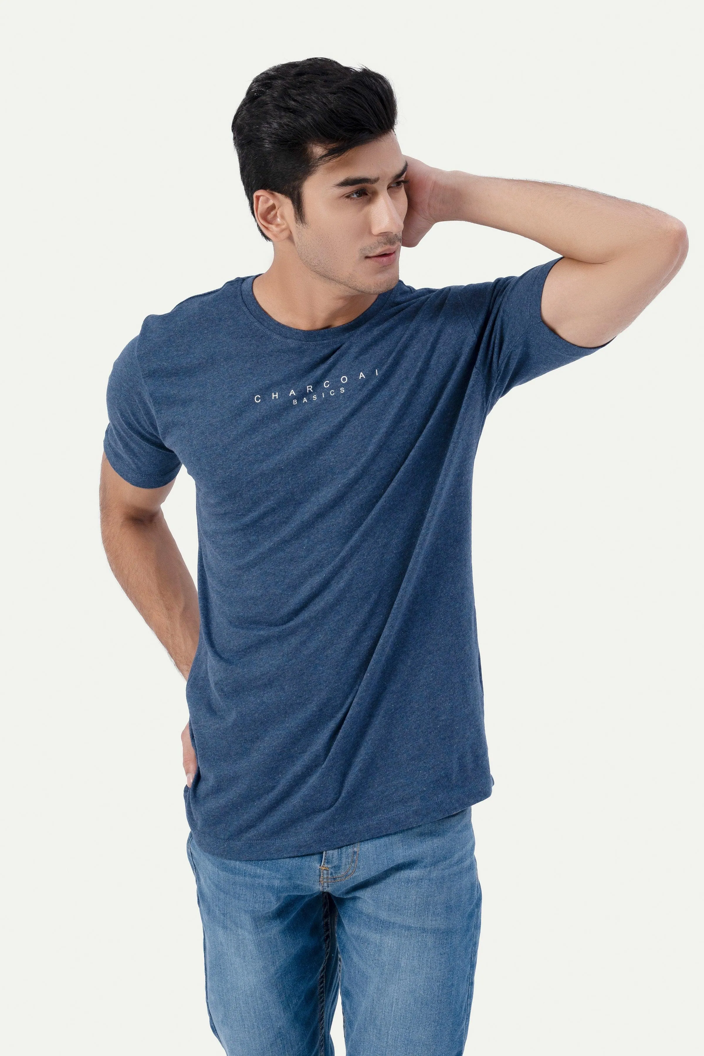 BASIC T-SHIRT DARK BLUE