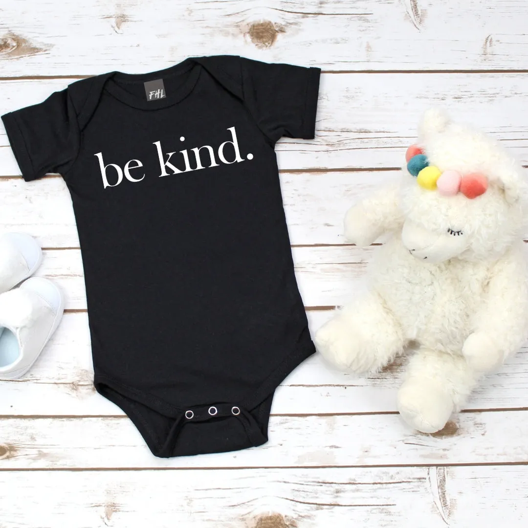 be kind. Baby Short Sleeve One Piece