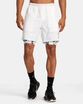 Bedwin x Stash Train 2-in-1 Walkshorts - Off White