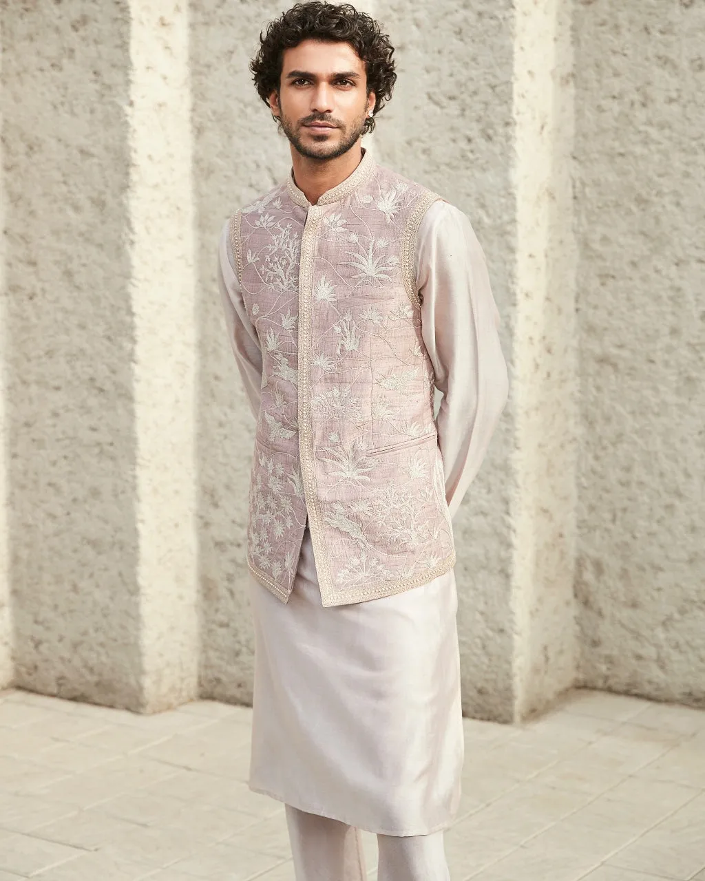 Beige Classic Kurta Set