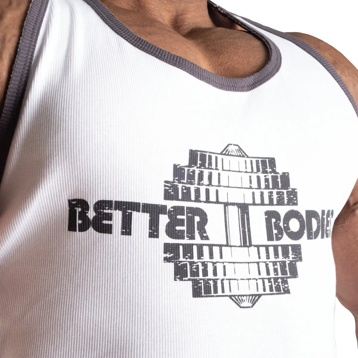 Better Bodies Dumbbell T-Back - White