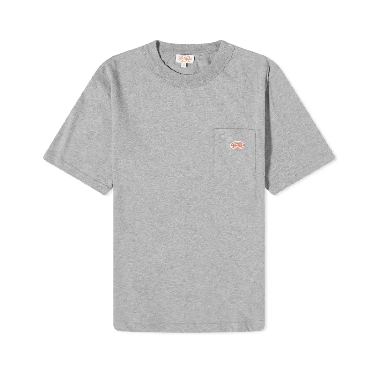 Bio Gots T Shirt Heritage With pocket Misty Light Grey