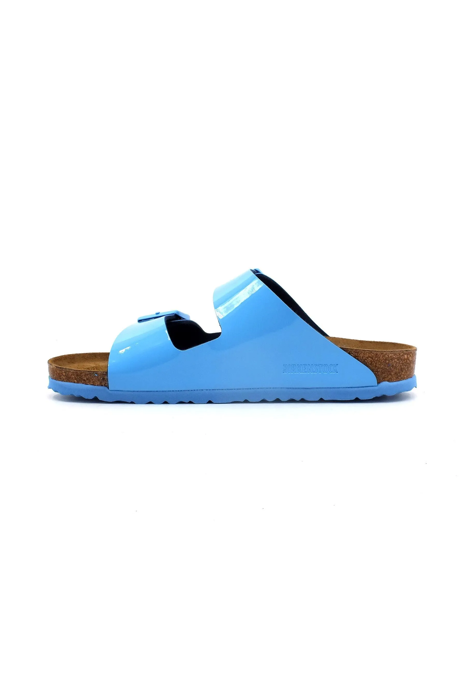 BIRKENSTOCK Arizona Narrow Fit Ciabatta Donna Patent Sky Blue 1024105