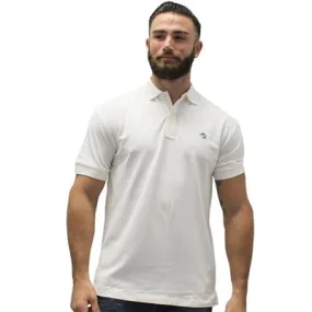 Biscayne Bay Embroidered Men's Polo - White