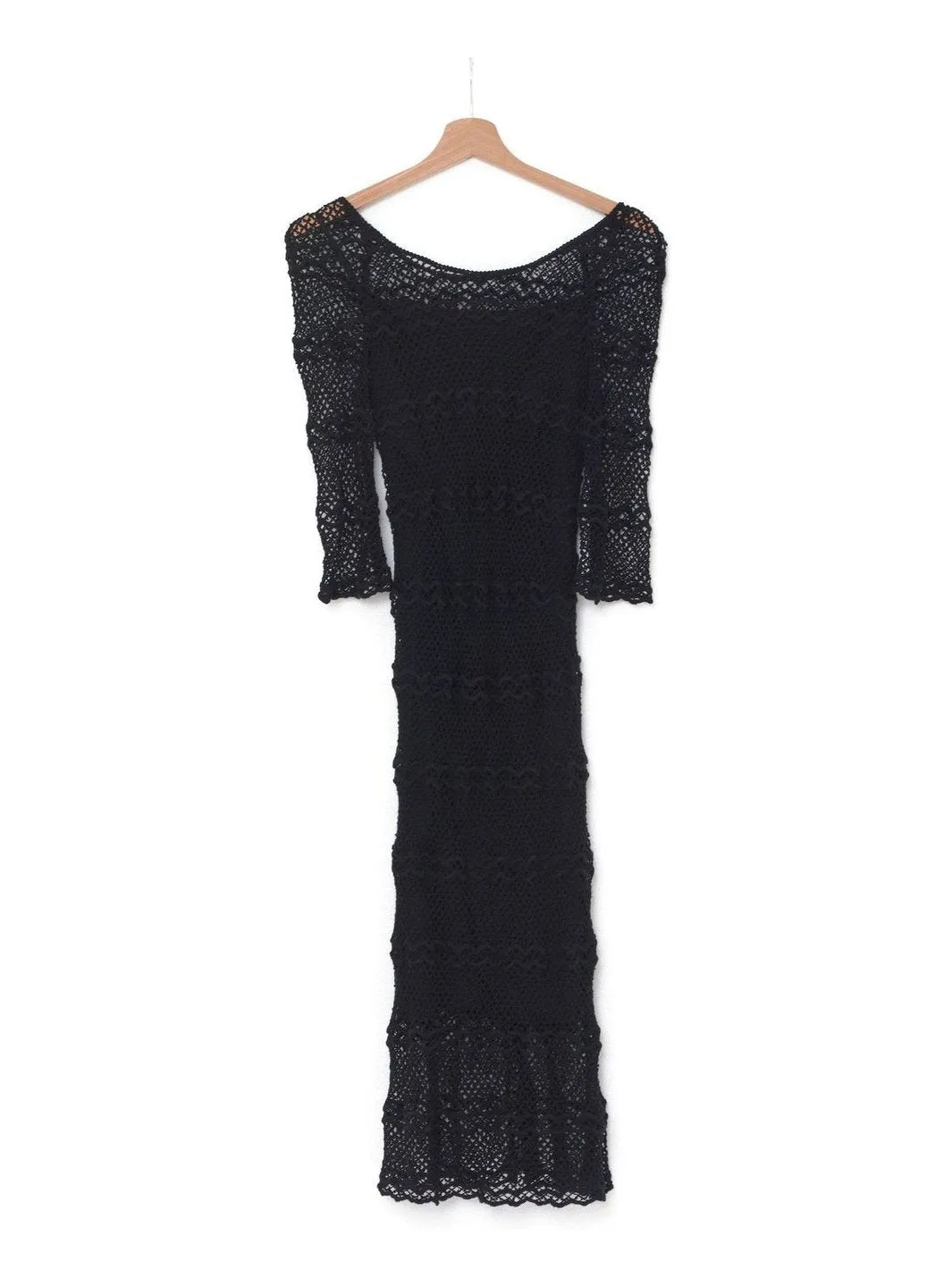 Black Alberta Ferretti dress, '00